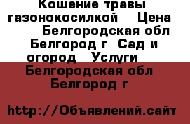 Кошение травы газонокосилкой. › Цена ­ 250 - Белгородская обл., Белгород г. Сад и огород » Услуги   . Белгородская обл.,Белгород г.